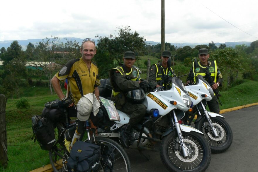 S kolumbijskými policisty
