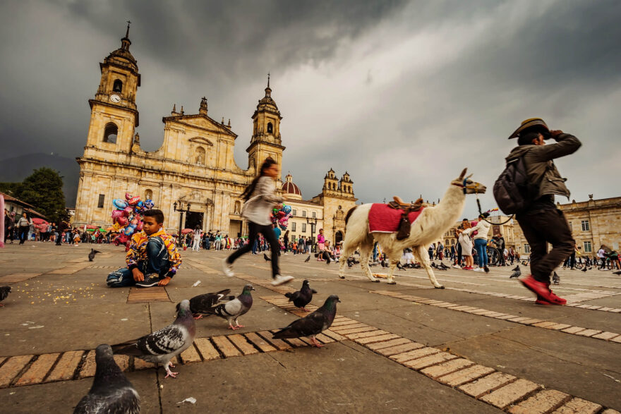 Centrum hlavního města Bogoty. Foto: Pavel Svoboda