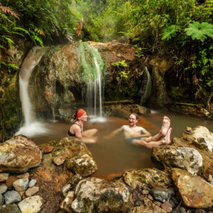 Štědrý večer v termálních pramenech. Foto: Pavel Svoboda