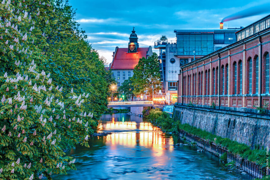 Saská Kamenice v modrou hodinu. Foto: Johnny