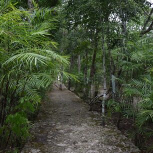 Schabe, vápencové stezky vybudované Mayi