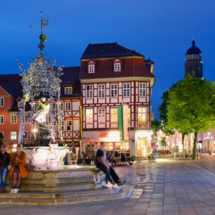 Göttingen, Kašna Gänselieselbrunnen ve Starém městě