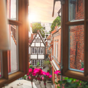 Brémy, Pohled z okna na Schnoorviertel