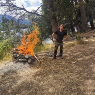 Campovaní v Argentině. Dlouhá přestávka po překročení Patagonie a její prázdnoty.