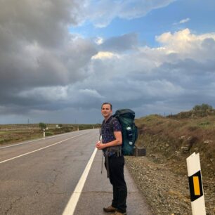 Deštivé stopování Španělskem