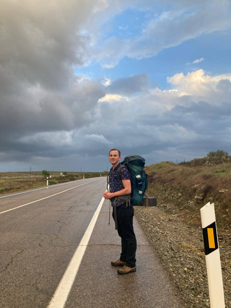 Deštivé stopování Španělskem