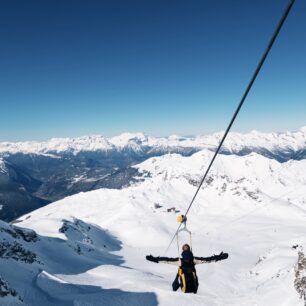Nendaz, Zipline. Foto: Switzerland Tourism / Lorenz Richard