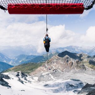 Verbier, Mont-Fort zip line. Foto: verbier.ch / Raphaël Surmont