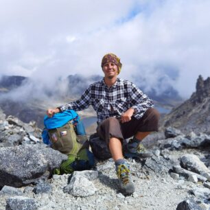 Z pěšího přechodu Venezuely, asi 4500 metrů vysoko při přechodu And