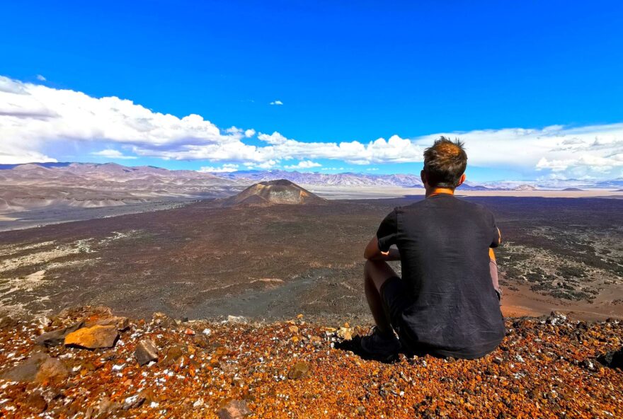 Uprostřed vulkanického pole na severu Argentiny při přechodu Jižní Ameriky