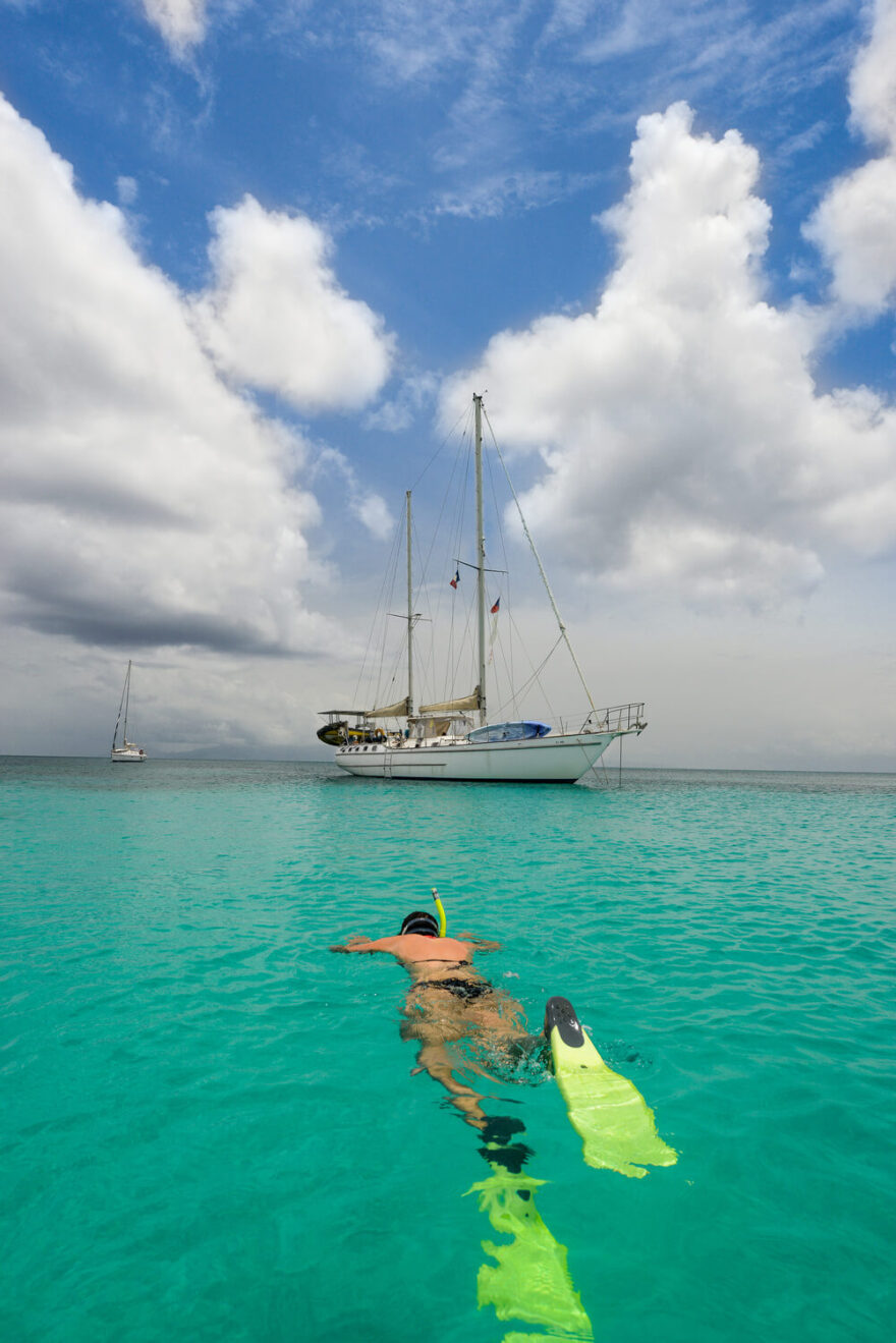 šnorchlování v Karibiku