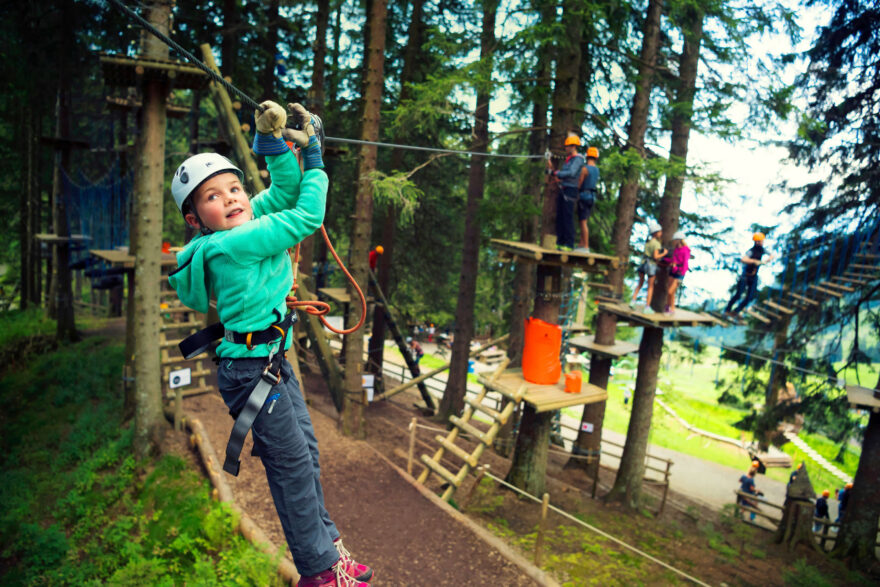 Pilatus, Erlebenis - Fräkmüntegg lanový park. Foto: PILATUS-BAHNEN AG