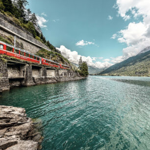 Poschiavo, Bernina Express © Rhätische Bahn / Andrea Badrutt