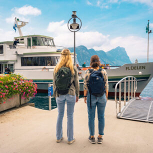 Vitznau, boat station. Foto: Schweiz Tourismus / Christian Meixner Fotografie