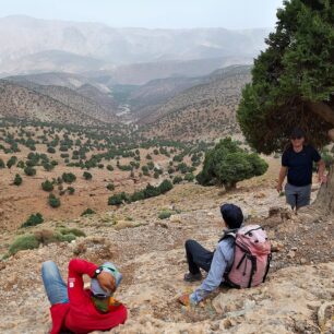 Ohromující výhled ze sedla Tizi n´Ait Imi