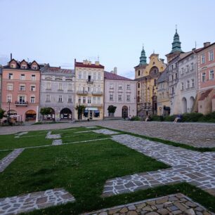 Svažité náměstí v Přemyšli