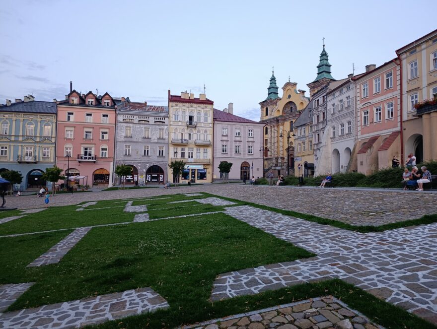 Svažité náměstí v Přemyšli