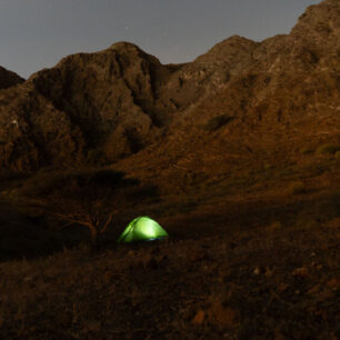 Ložnice v emirátských horách