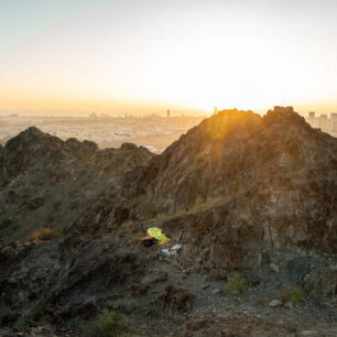 Má ložnice nad městem Fujairah