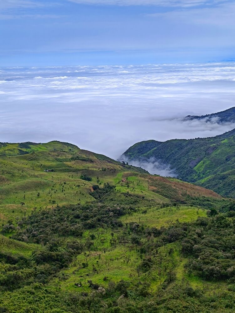 malebná krajina Ekvádoru