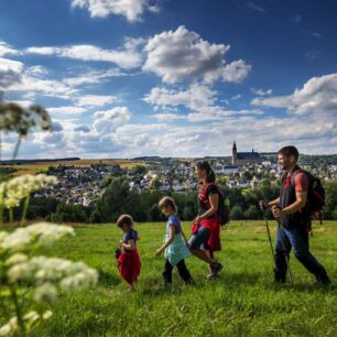 Schneeberg: Rodina na výletě © Tourismusverband Erzgebirge e.V./Uwe Meinhold