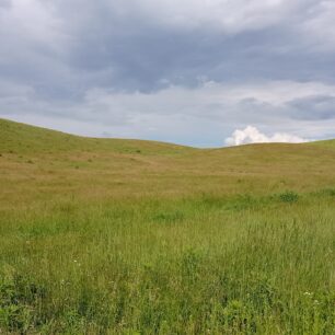 Lučiny na kopcích Cerové vrchoviny u Gemerského Jablonce
