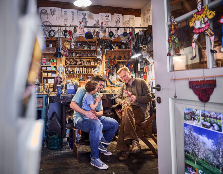Erfurt: Obchod na mostě Krämerbrücke © DZT/Jens Wegener
