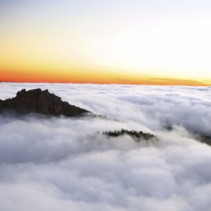 Takzvané moře mraků, Kanárské ostrovy. Foto: iStock