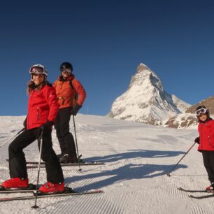 Zermatt – lyžování s kulisou Matterhornu