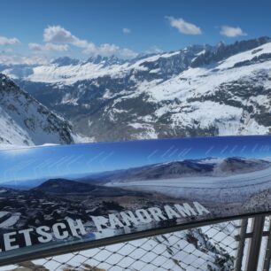 Aletsch arena – panoramatické trasy nad nejdelším ledovcem Alp