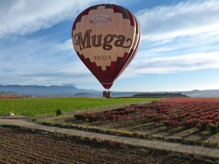 La Rioja lety balonem. Foto: Turespaña