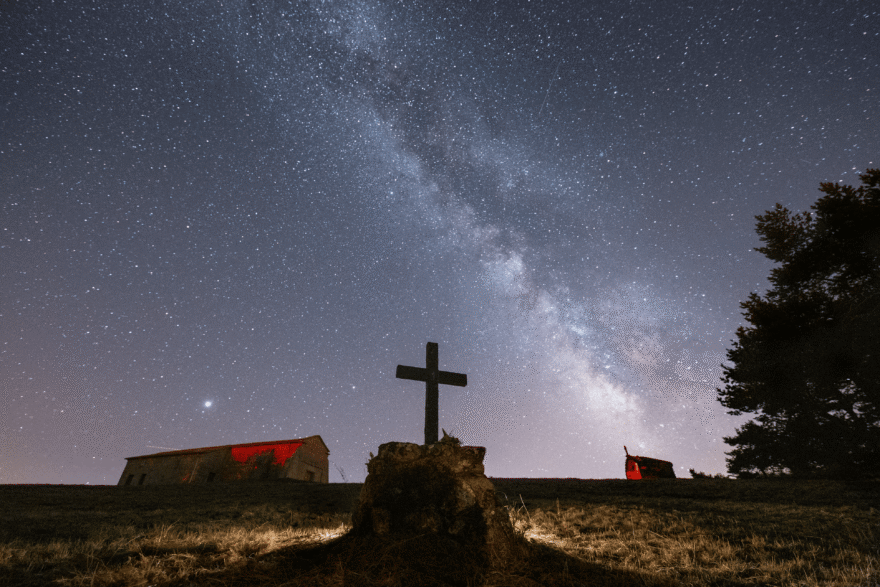 Hvězdná obloha v Chantada. Foto: Turespaña