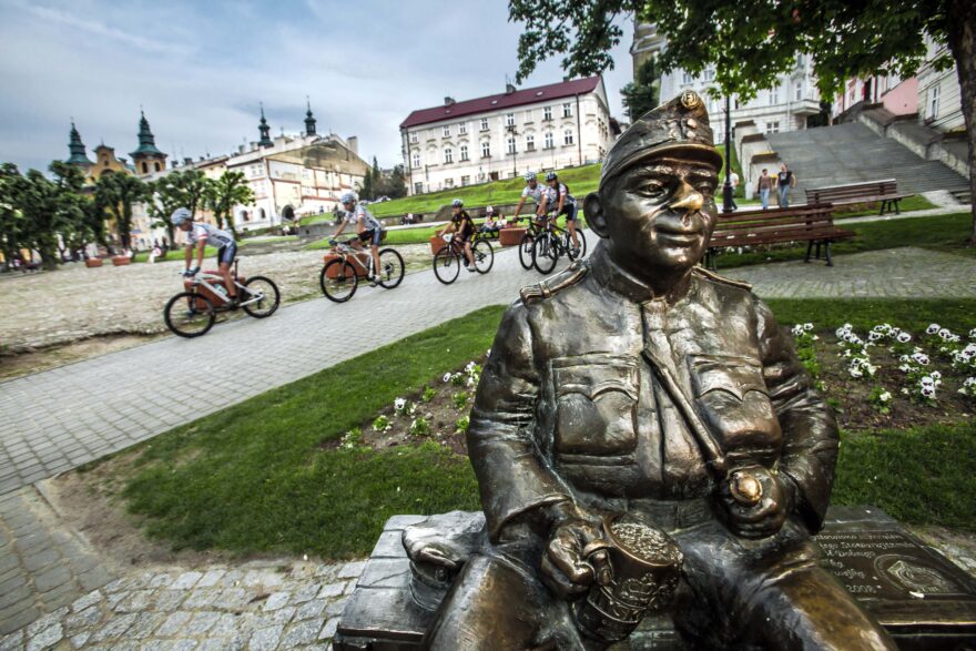 Přemyšl - pomník Švejka. Foto: POT
