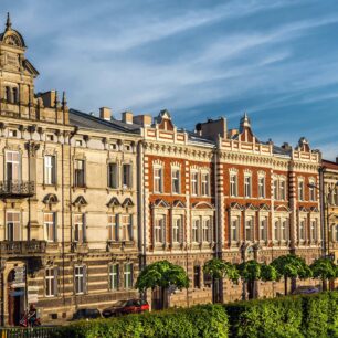 Přemyšl - ulice Wybrzeże Marszałka Józefa Piłsudskiego. Foto: POT