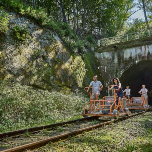 Bieszczadzkie Drezyny Rowerowe. Foto: Krystian Kłysewicz, Zdroj: Podkarpackie.travel