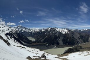 Mt.Cook (3.724 m) od Mueller Hut