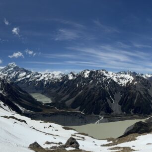 Mt.Cook (3.724 m) od Mueller Hut