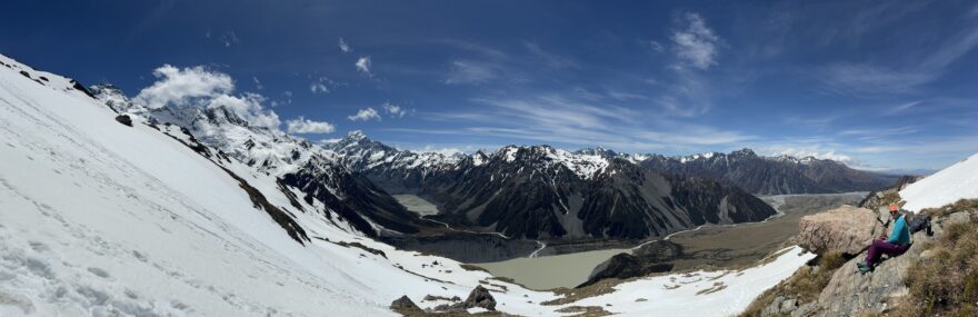 Mt.Cook (3.724 m) od Mueller Hut