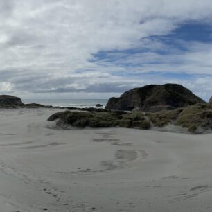 Wharariki Beach