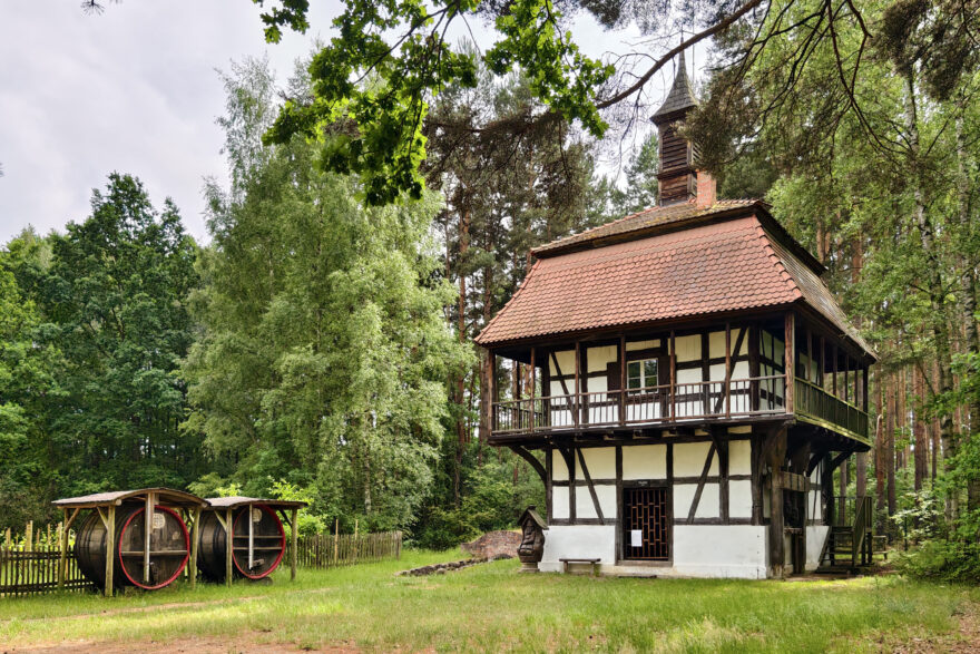 Vinařský domek v Etnografickém muzeu v Zelené Hoře - Ochli. Foto: Ladi Tichá