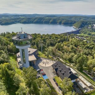 Soliňská přehrada. Foto: Krystian Kłysewicz. Zdroj: Podkarpackie.travel