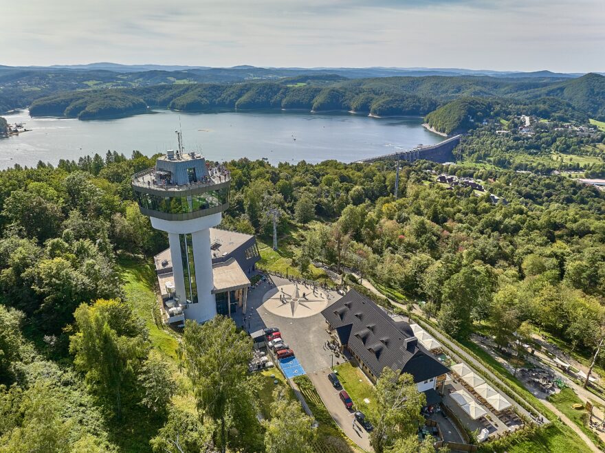 Soliňská přehrada. Foto: Krystian Kłysewicz. Zdroj: Podkarpackie.travel