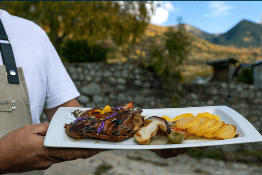 Typické jídlo Ternasco. Zdroj: Turespaña