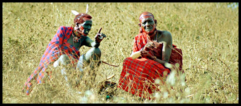 Svatba náčelníka kmene Samburů