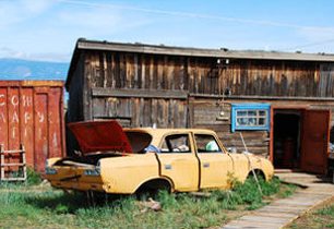 Stop na ruské Olchoně s lahví vodky a nesmírně veselým řidičem