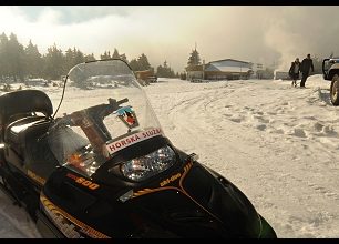 Klínovec - ruina i německé spojení