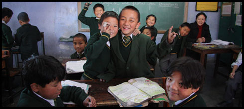 O čem sní tibetské děti