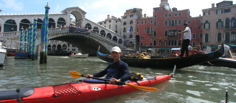 Italské Benátky pohledem kajakáře aneb pozor na gondoly