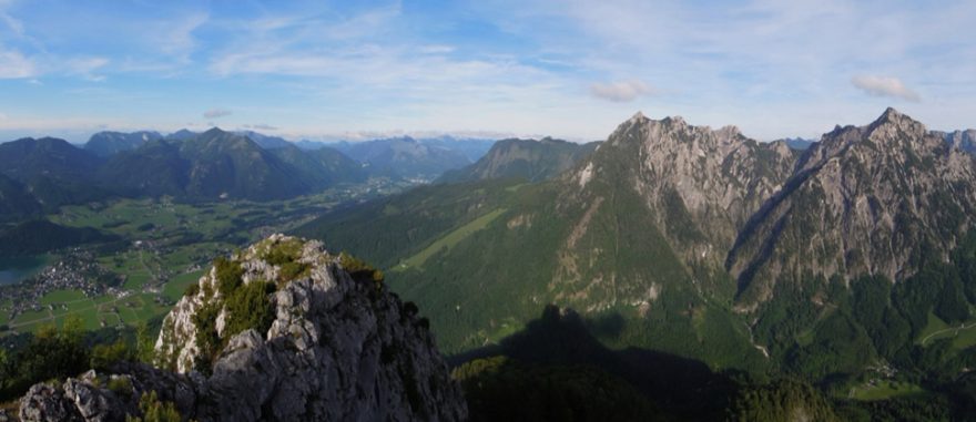 Sparber, nejkrásnější vyhlídkový vrchol nad hladinou Wolfgangsee
