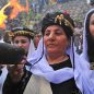 Jezídský Nový rok se na severu Iráku slaví v dubnu mezi hrobkami světců nedaleko městečka Lališ
